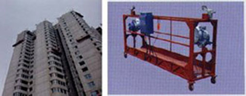 吊籃作業圖 濟南建材行業的安全與應用探析